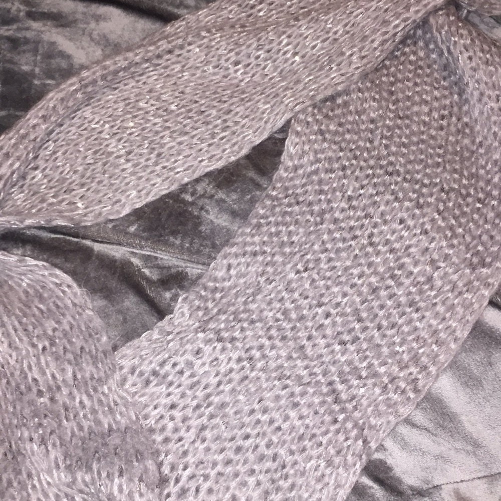 infinity grey scarf